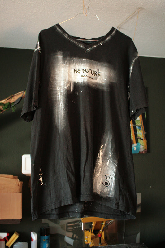 MAD SKULL (black white painted look)