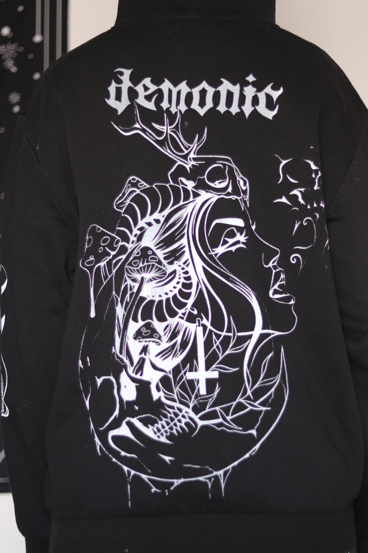 DEMONIC (black hoodie)
