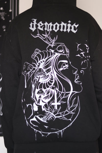 DEMONIC (black hoodie)