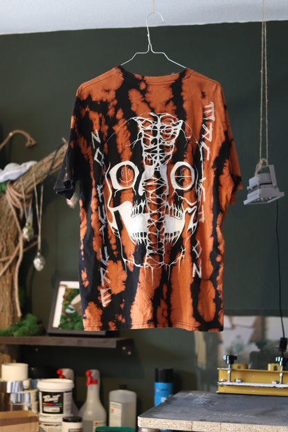 MAD SKULL (black-orange striped)