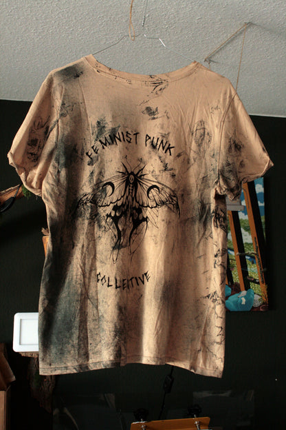 FEMINIST PUNK COLLECTIVE (beige used look)