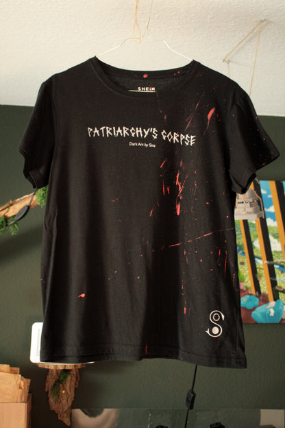 FEMINIST PUNK COLLECTIVE (black with red spots)