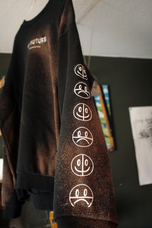 MAD SKULL (black bleached)