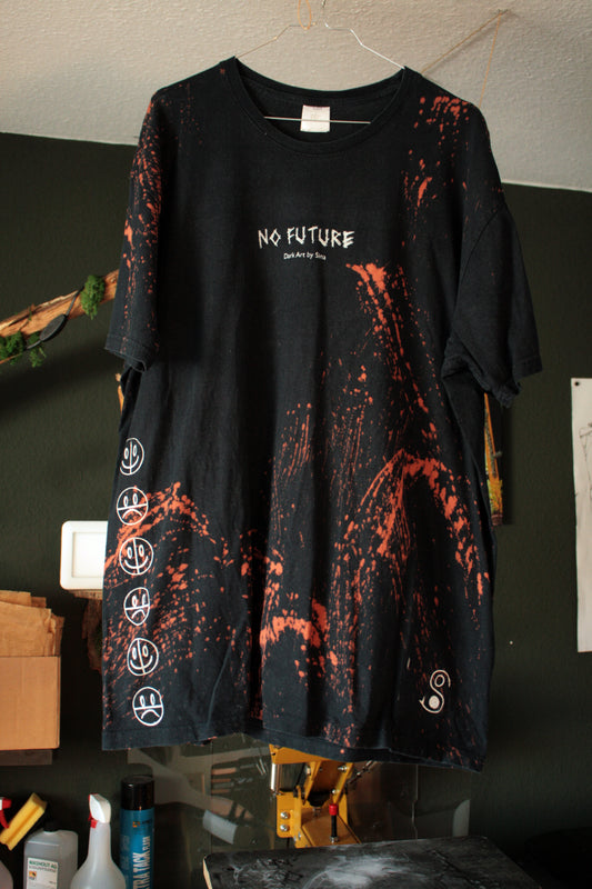 MAD SKULL (splattered bleach look)