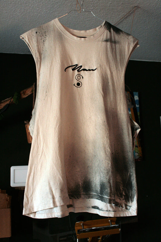 FEMINIST PUNK COLLECTIVE (beige used look tank top)