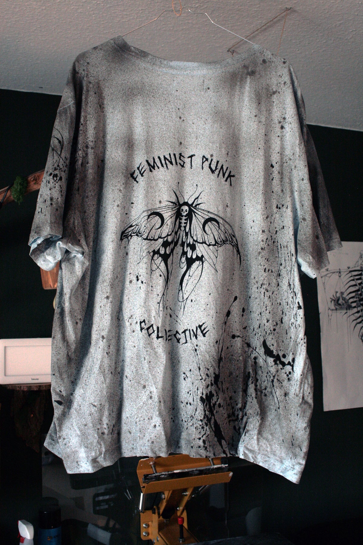 FEMINIST PUNK COLLECTIVE (blue used look)