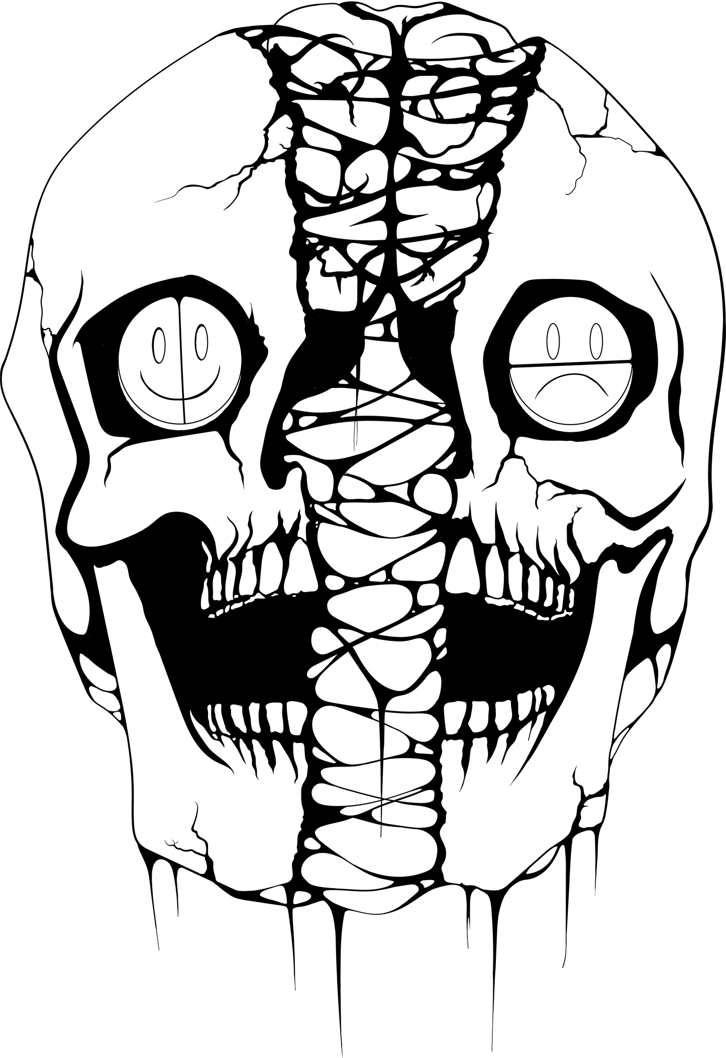 MAD SKULL (black)